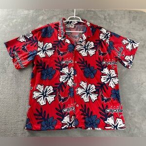 Washington Capitals Margaritaville Night Hawaiian Shirt Size XL SGA 3/22/24